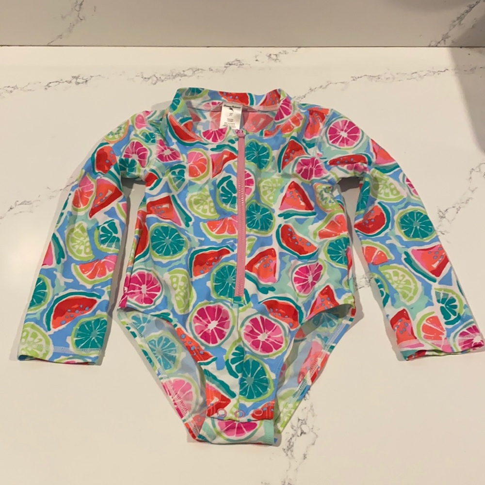 Tommy Bahama 3T One Piece Rash guard Swimsuit